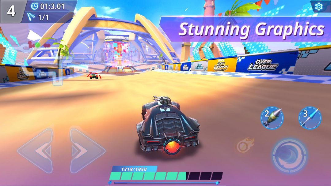 Overleague - New Combat Racing Game 2020 게임 스크린 샷