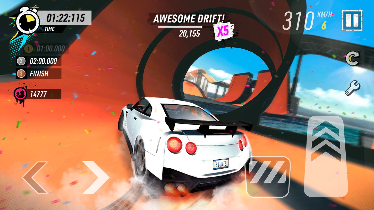 Car Stunt Races: Mega Ramps Game Screenshot