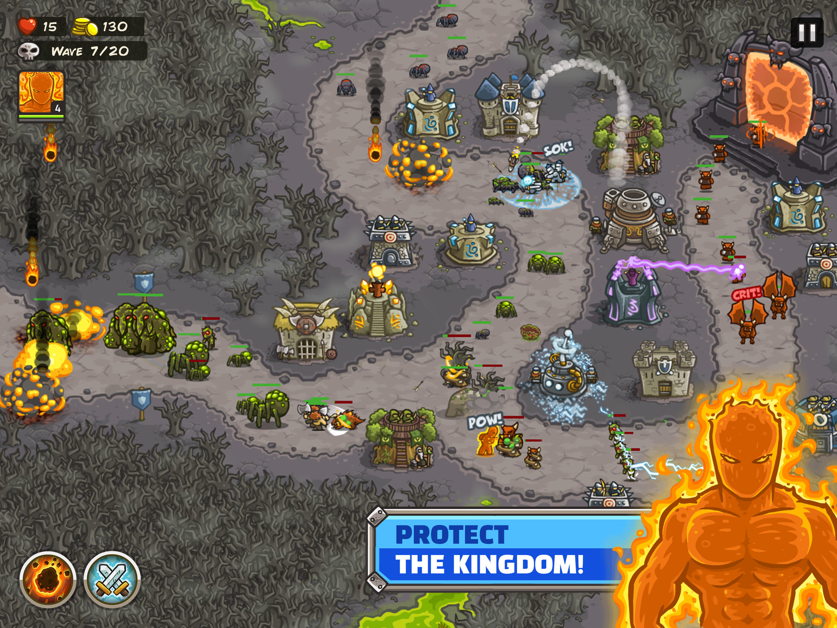 Kingdom Rush Tower Defense TD Game Screenshot