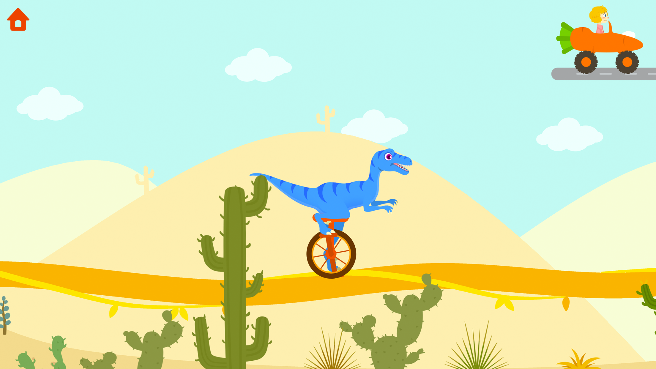 Jurassic Dig - Games for kids Game Screenshot