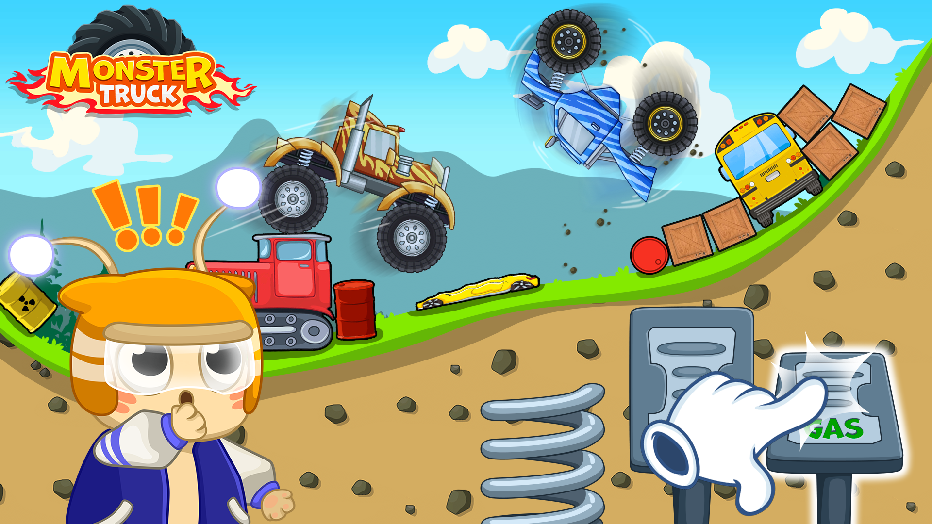 MonMon & Ziz: Kids Car Racing ภาพหน้าจอเกม