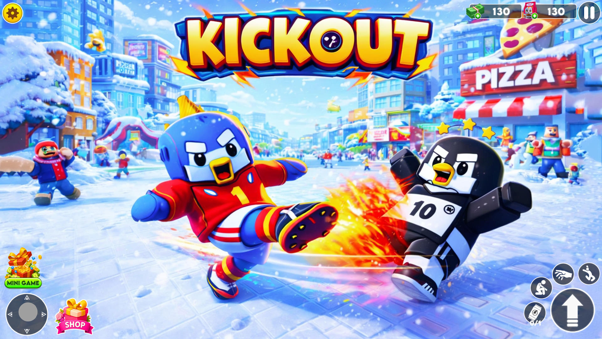 Knockout Fun : Snow Clash Game Screenshot