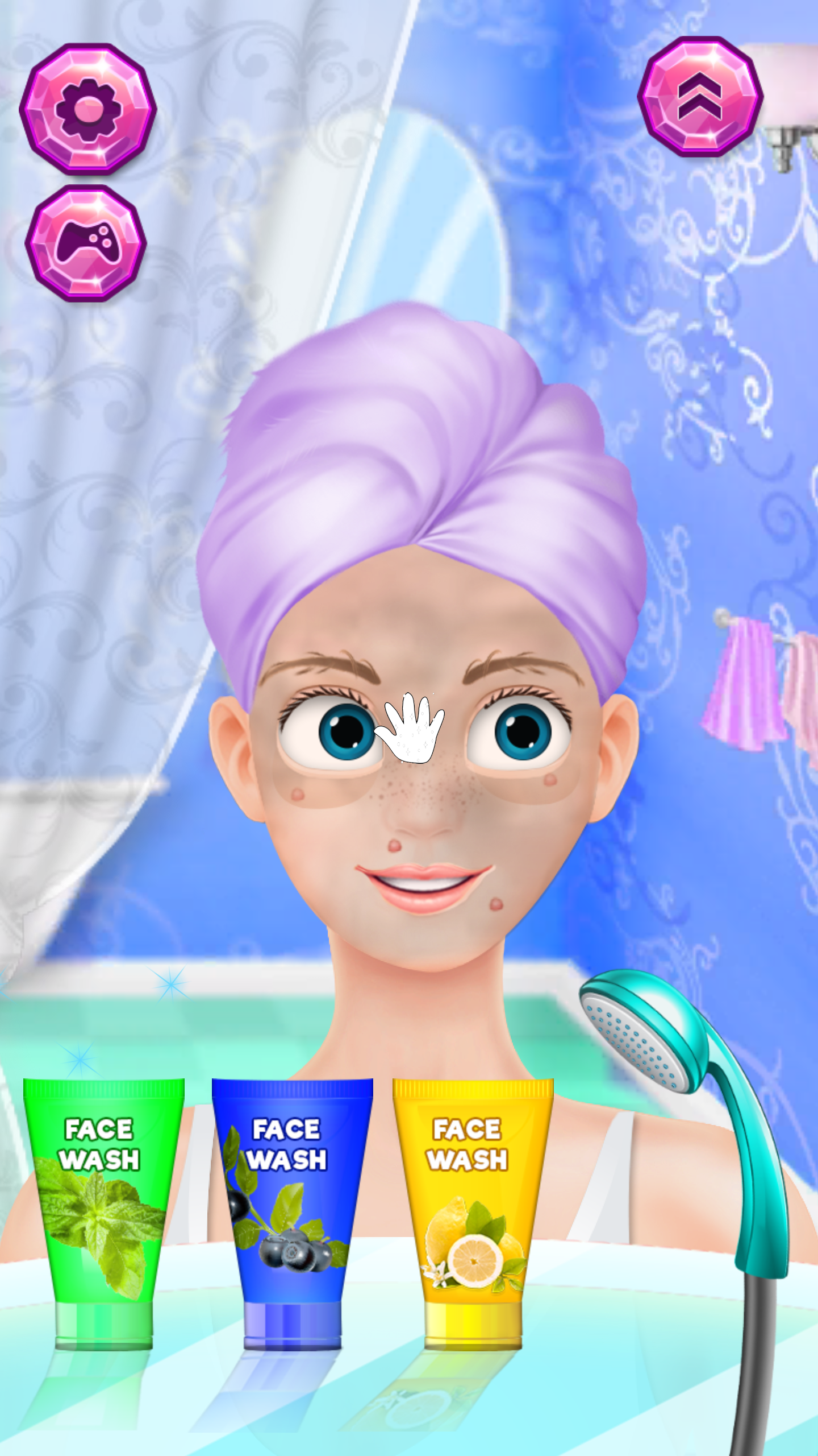 Braided Hair Salon Girl Game Game Screenshot