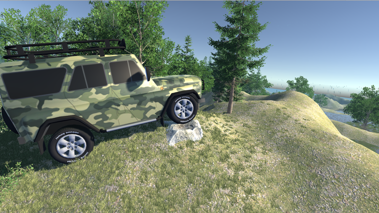 Russian Cars: Offroad 4x4 Game Screenshot