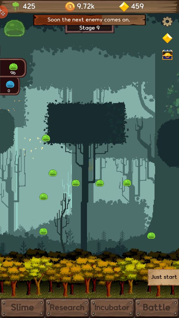 Save the slime forest! screenshot game