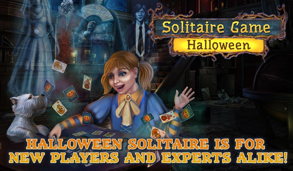 Solitaire Game. Halloween screenshot game