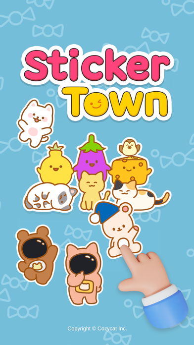 StickerTown Puzzle: Color book Game Screenshot