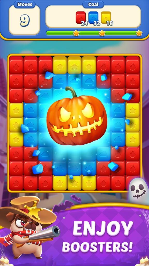 Cube Blast Journey: Toon & Toy Game Screenshot