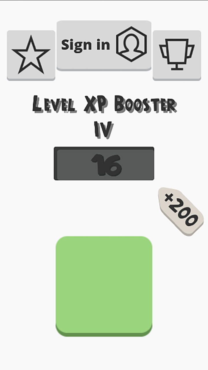 Level XP Booster IV ภาพหน้าจอเกม
