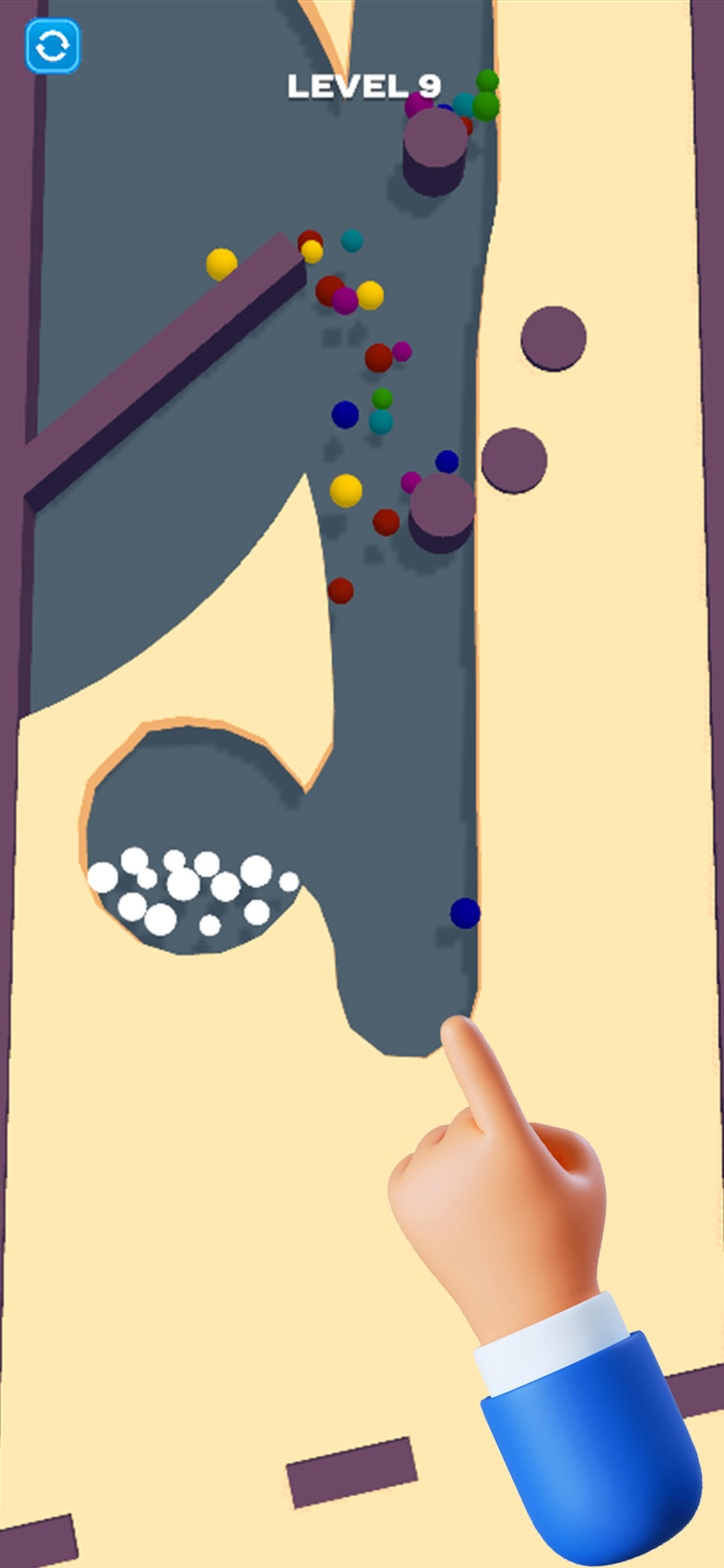 Sand Blasters Balls Game Screenshot