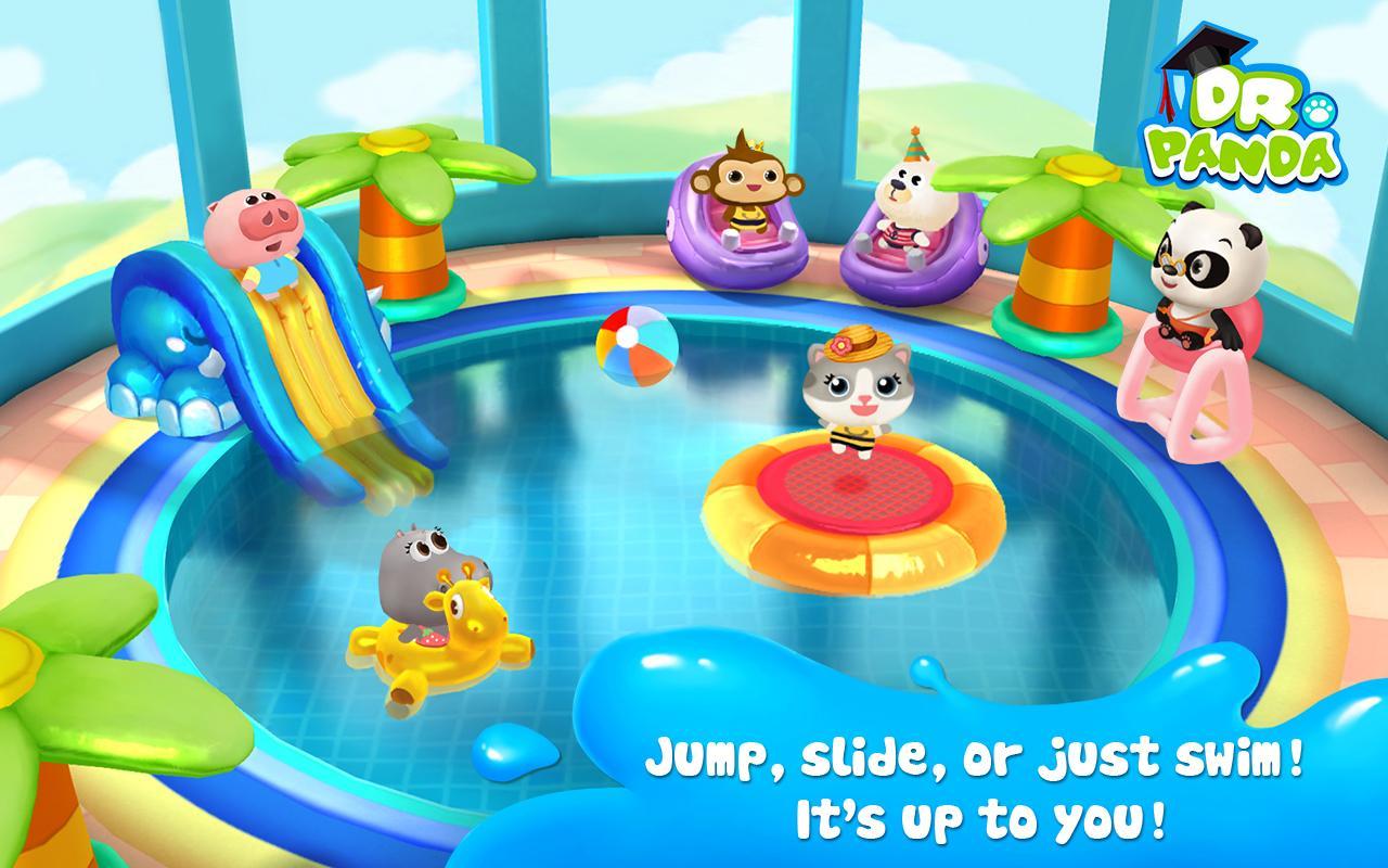 Dr. Panda's Swimming Pool Game Screenshot