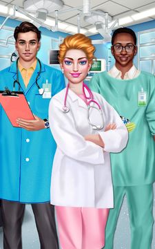 Surgery Doctor Girl Salon Game ゲームのスクリーンショット