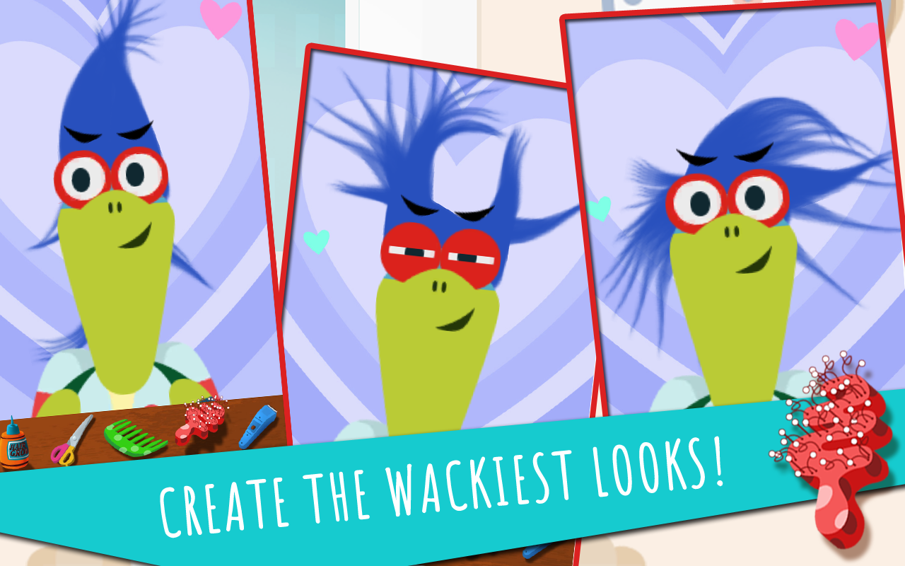 Kids Hair Salon - KinToons - Haircut game for kids 게임 스크린샷