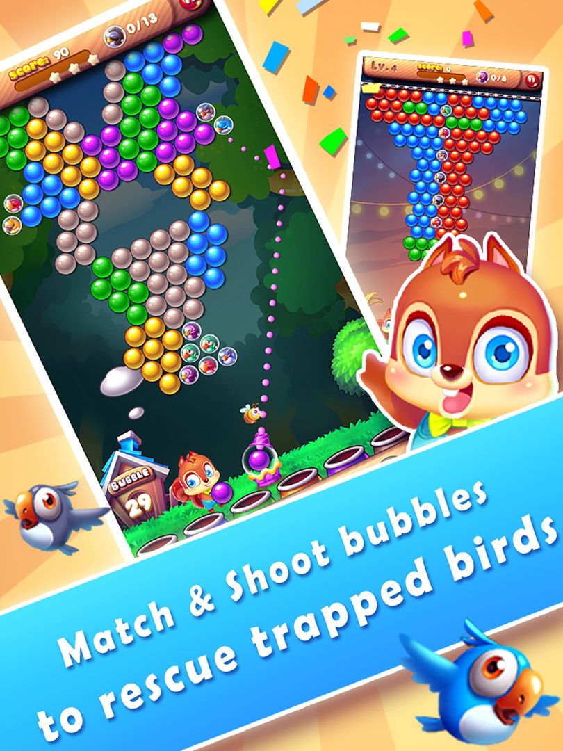 Bubble Bird Rescue 2 - Shoot! ภาพหน้าจอเกม