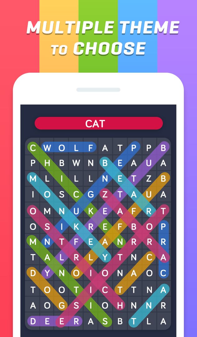 Screenshot of Word Search Online
