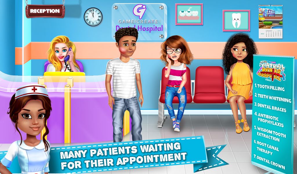 Screenshot of Live Virtual Dentist Hospital- Dental Surgery Game