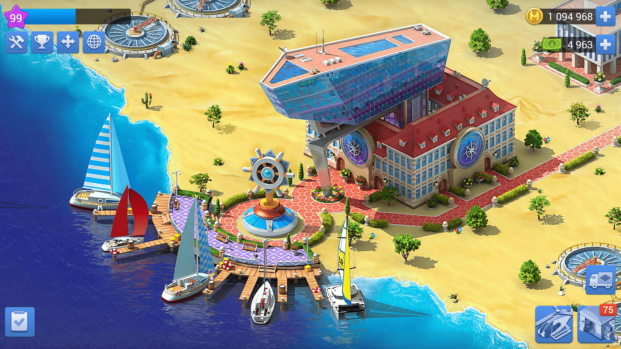 Cuplikan Layar Game Megapolis: City Building Sim