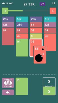 2048 Zen Cards Game Screenshot