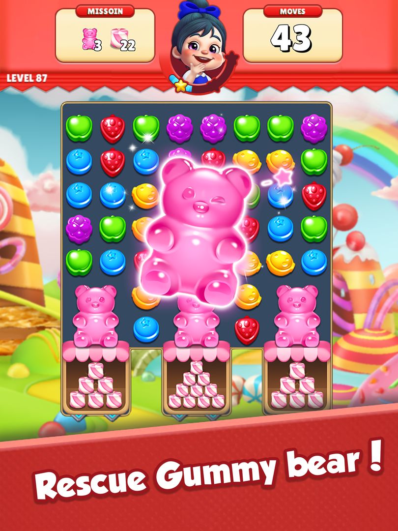 Screenshot of Sugar Hunter®: Match 3 Puzzle