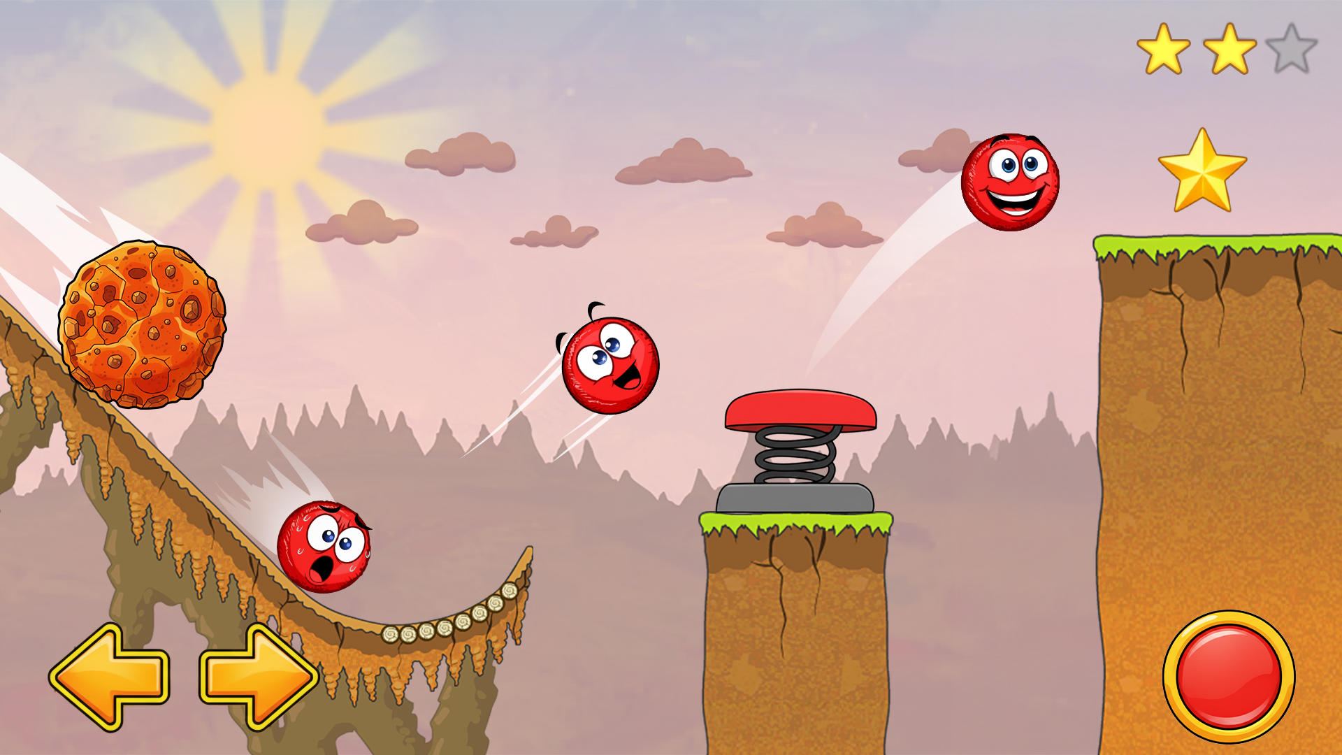 Red Ball 3: Jump for Love! Bou Game Screenshot