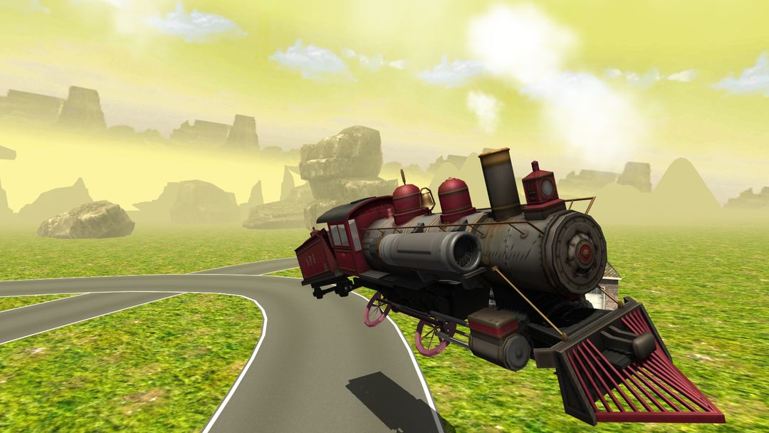 Flying Train Simulator 3D Free 게임 스크린 샷