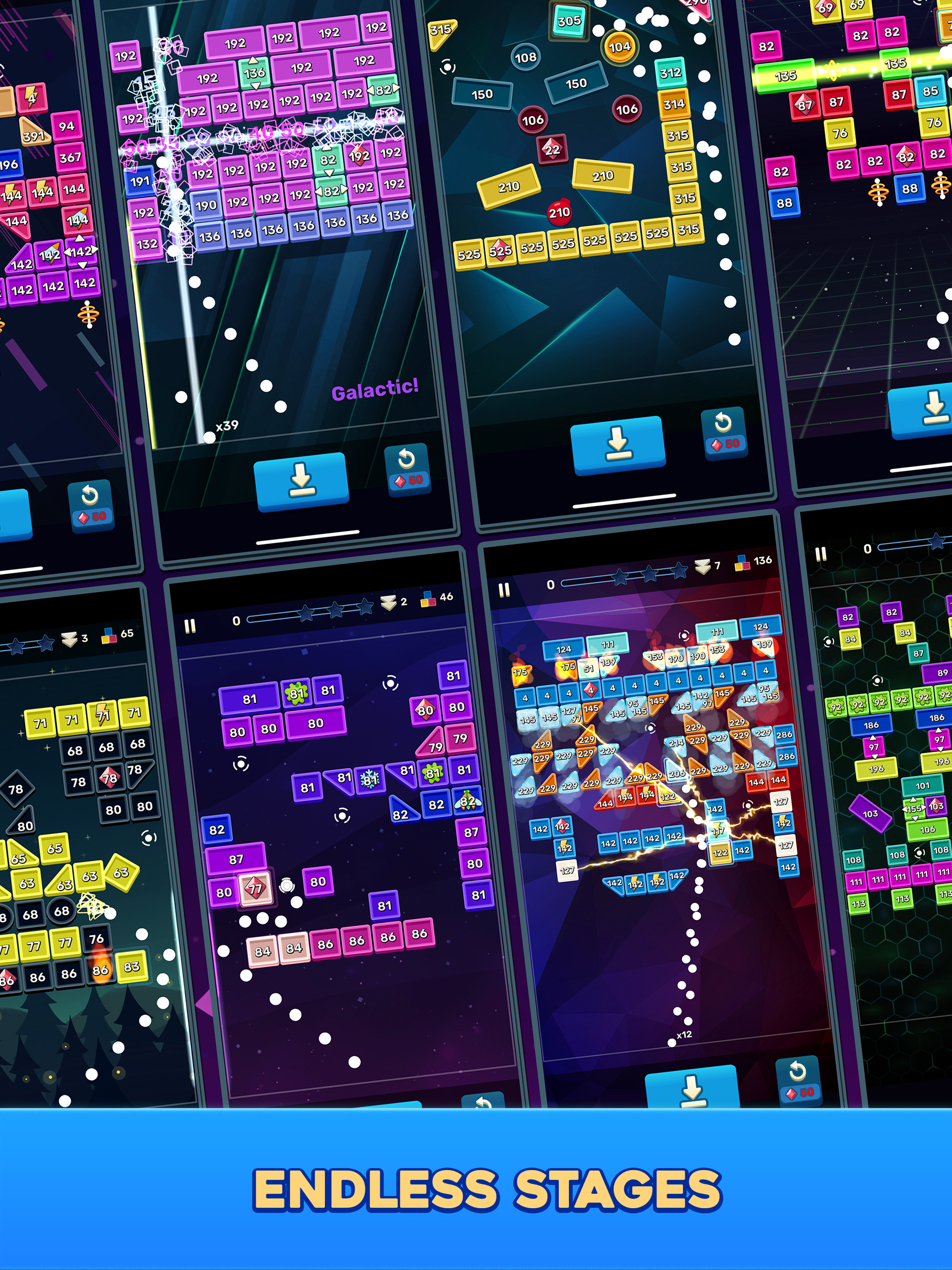 Screenshot of Brick Breaker: Journeys