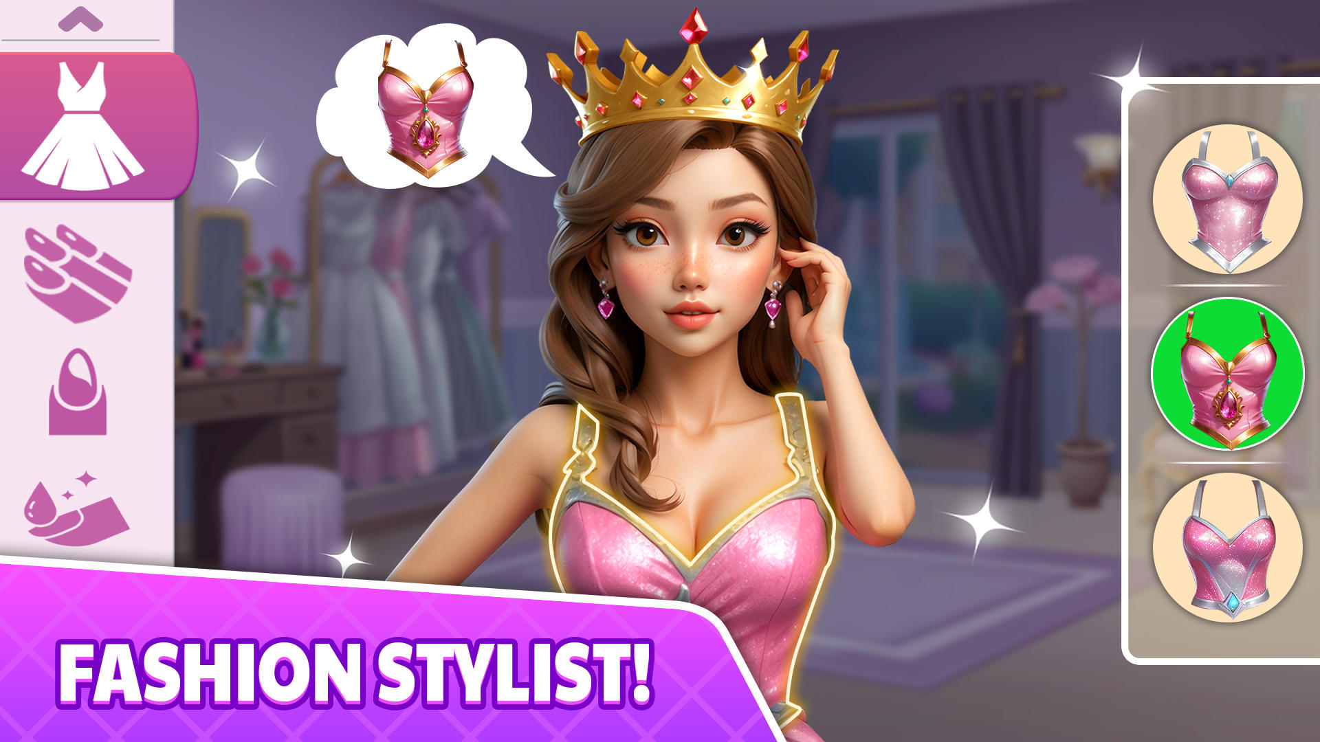 Miss World Dressup Games Game Screenshot
