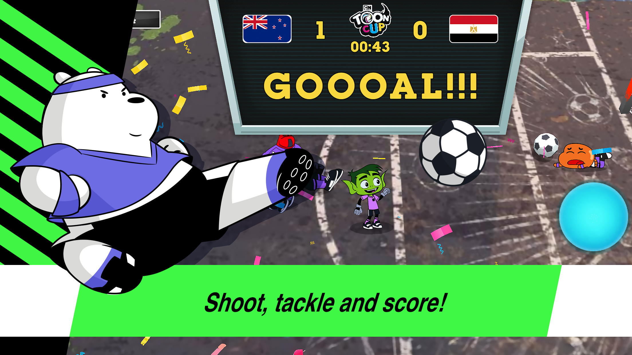 Toon Cup - Football Game Game Screenshot