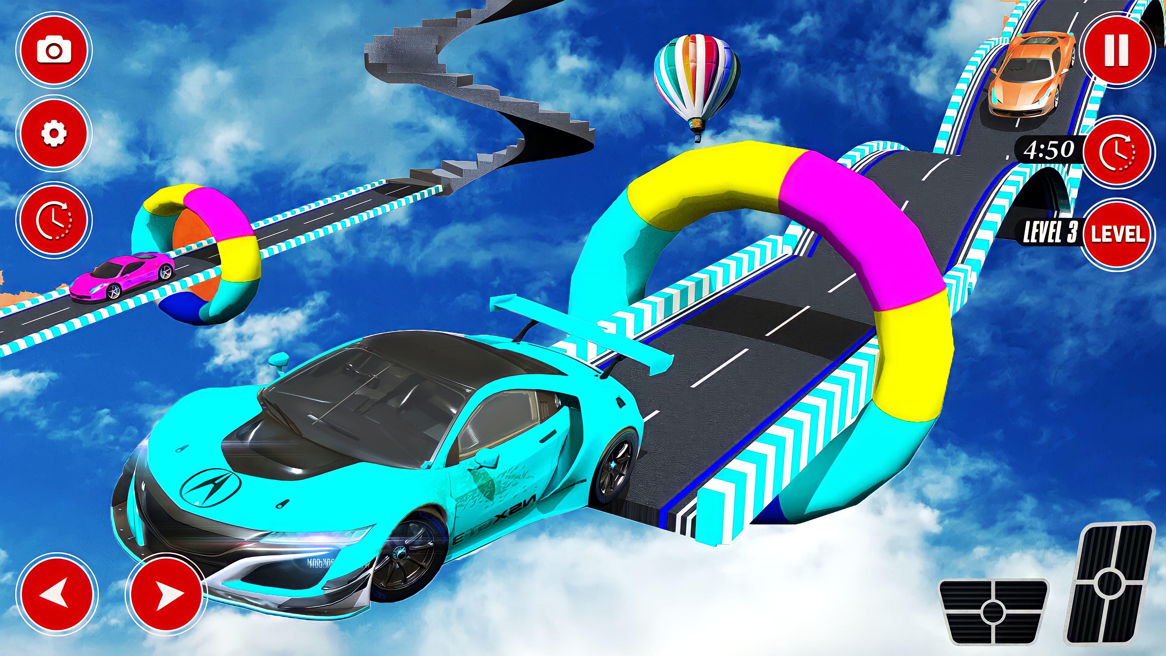 Crazy Car Driving Games: 3D Ramp Car Racing Games APK do pobrania na  Androida