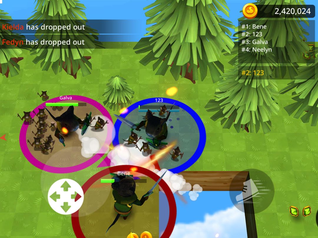 Screenshot of Epic Corps Battle .io - Multiplay Battle Royale
