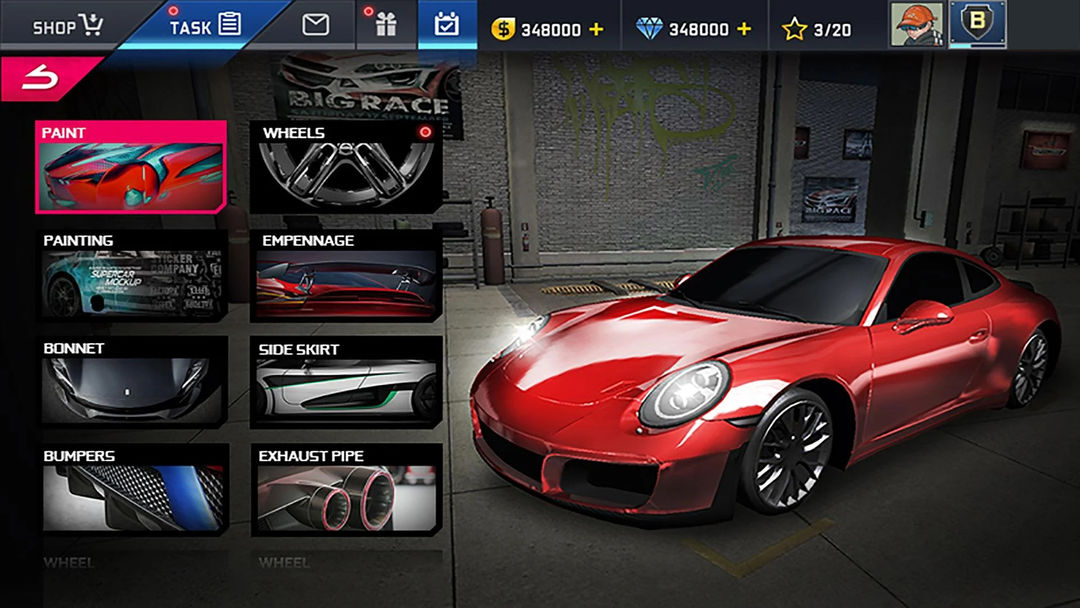 Screenshot of Street Racing HD