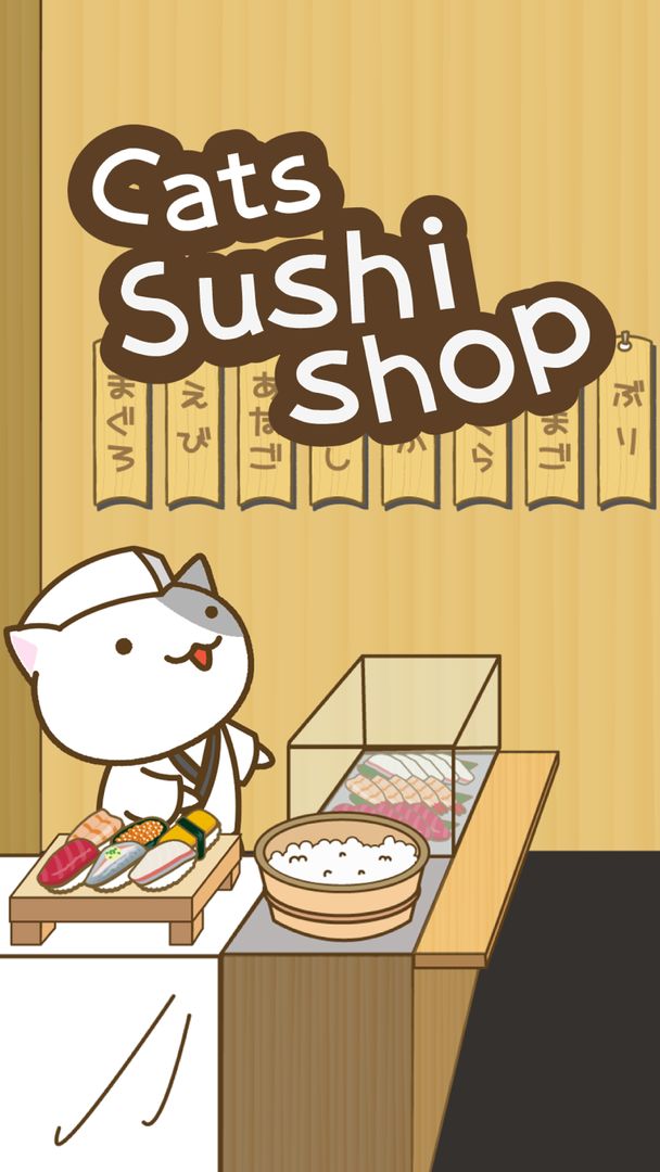 Screenshot of cat's sushi shop