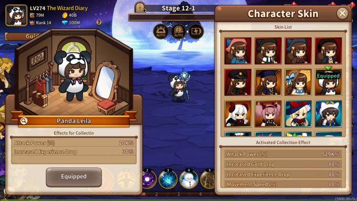 Screenshot of The Wizard Diary : Idle RPG