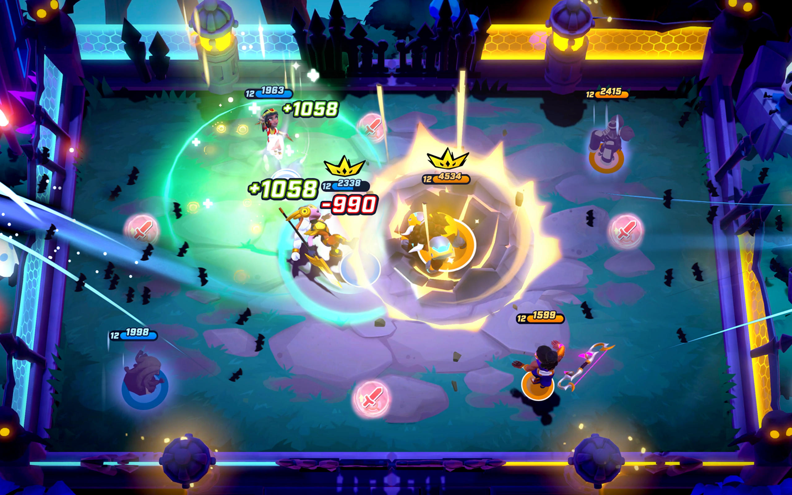 BUMP! Superbrawl ภาพหน้าจอเกม
