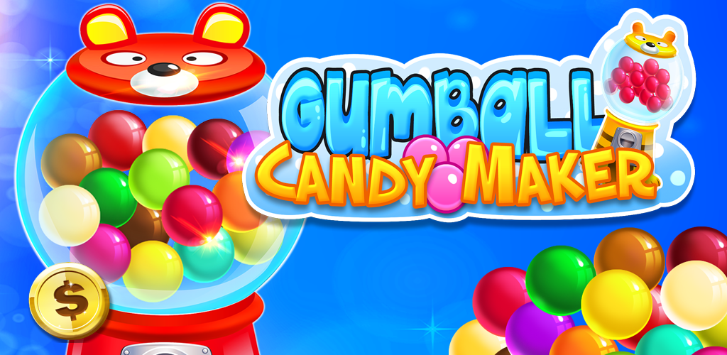 Banner of Bubble Gum Maker: Rainbow Gumball Games Grátis 
