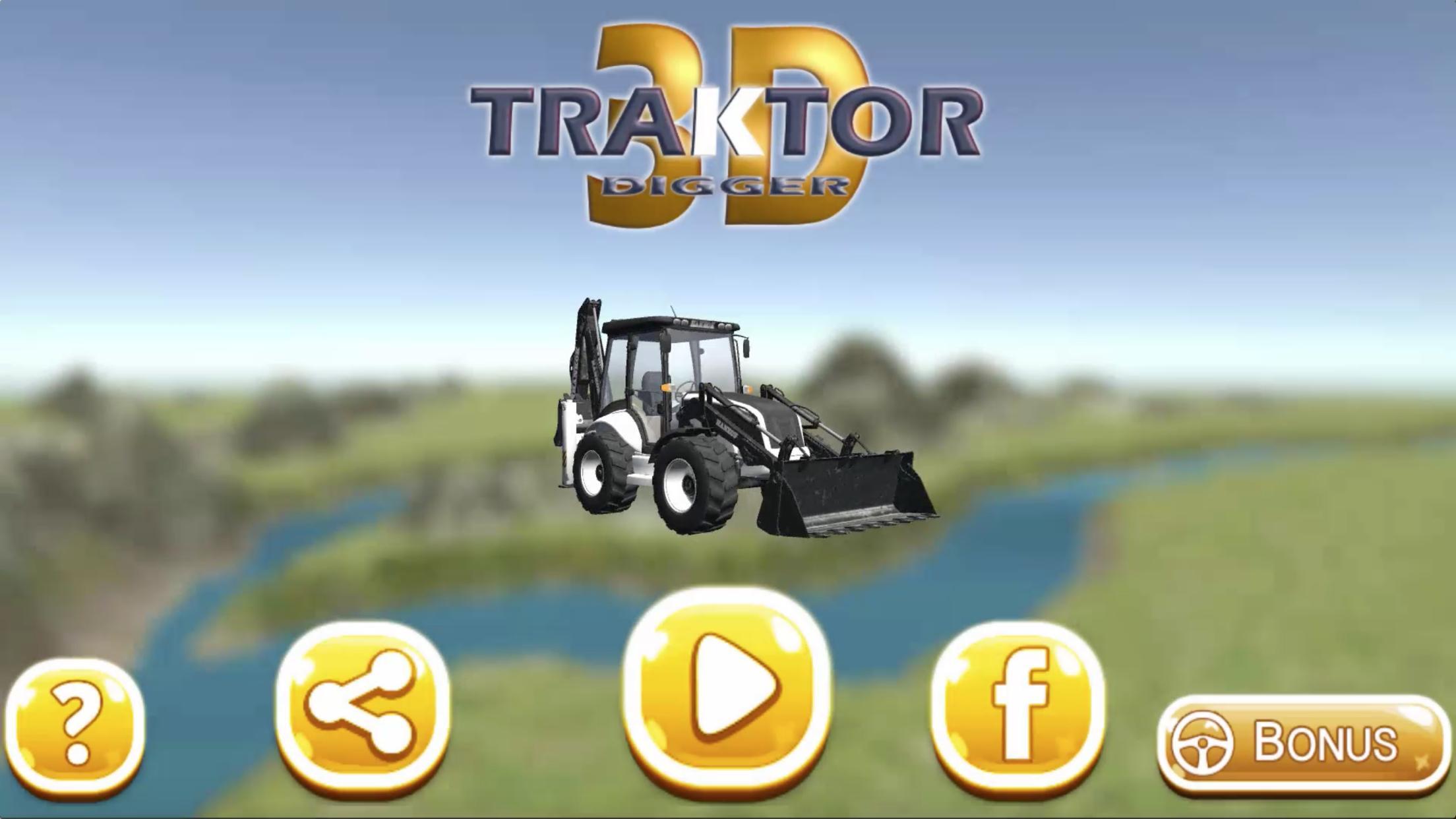 Cuplikan Layar Game Traktor Digger 3D