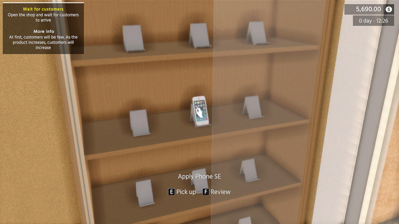 Screenshot of Mobile Store Simulator