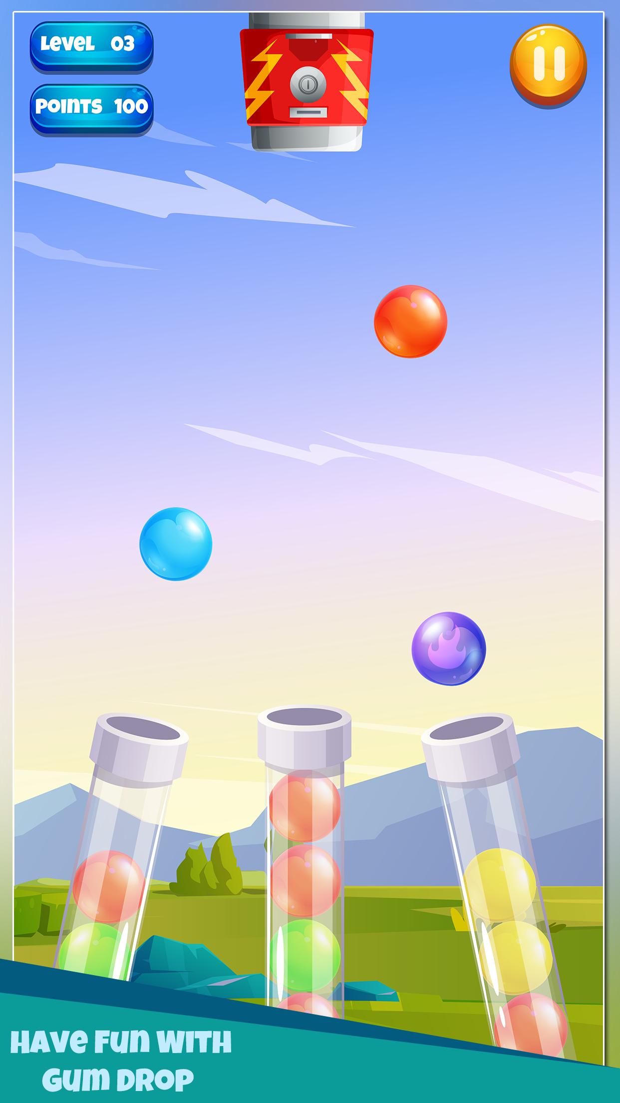 Cuplikan Layar Game Gum Drop