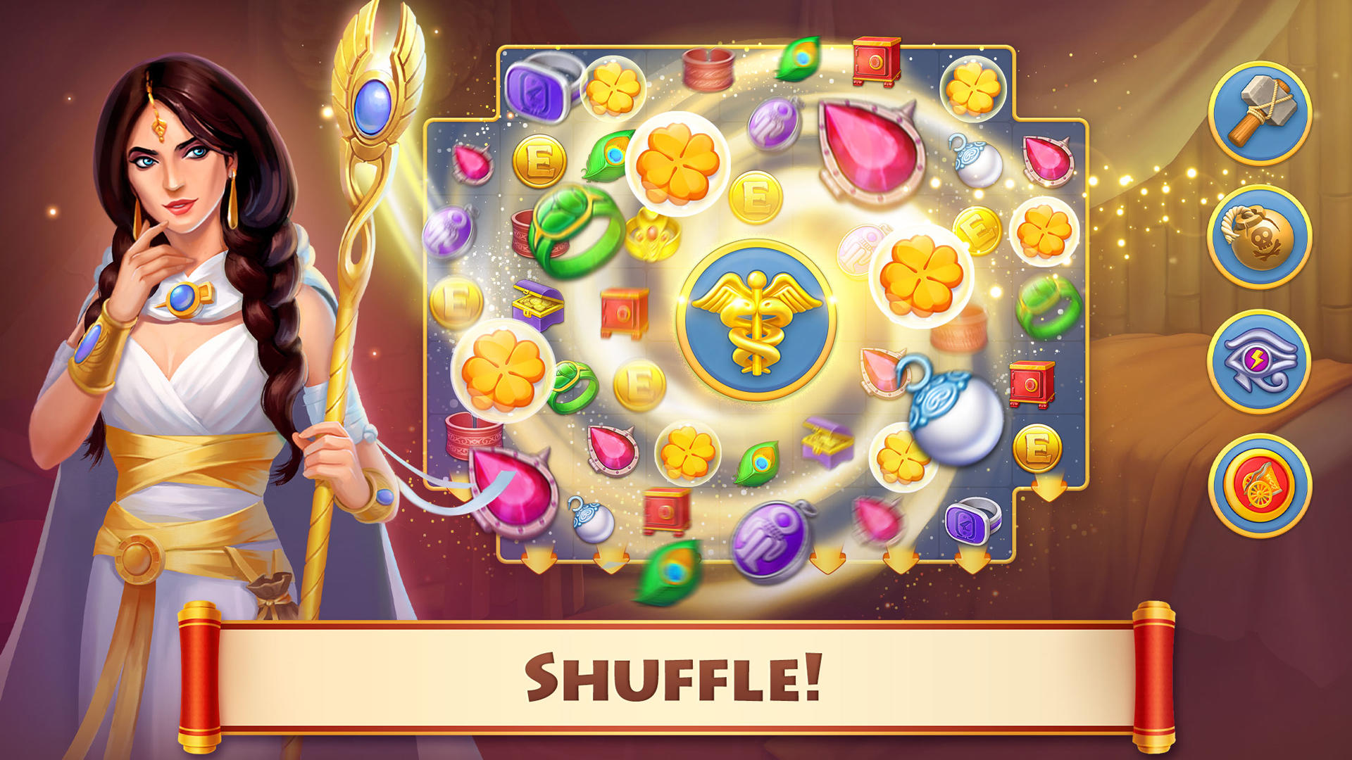Скриншот игры Cradle of Empires: 3 in a Row