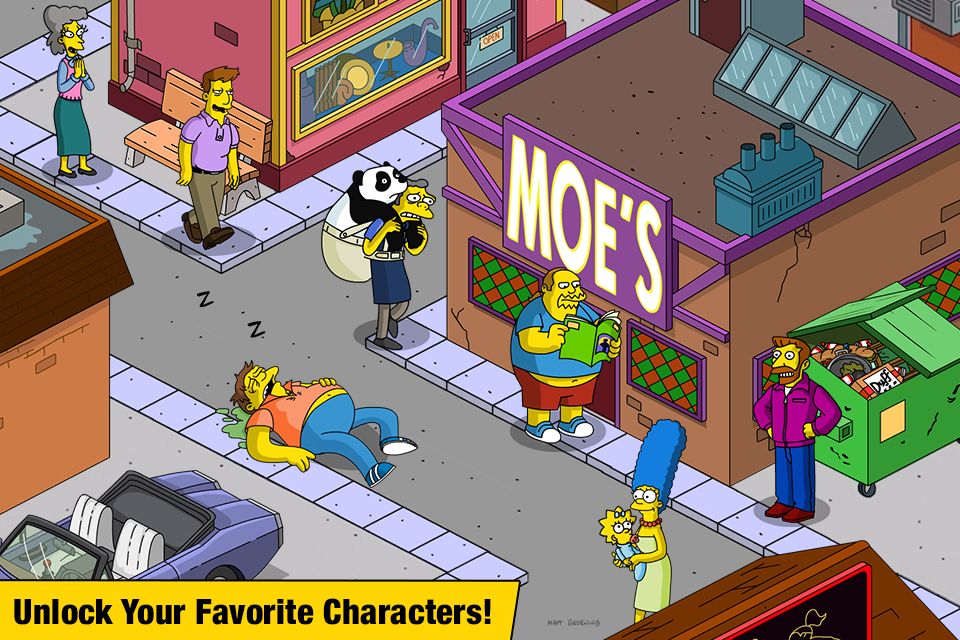The Simpsons™: Tapped Out 게임 스크린 샷