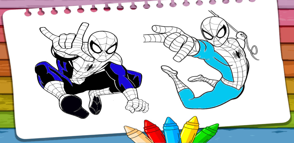 siêu nhân người nhện spiderman | vẽ và tô màu cùng bạn bút chì | học và ...  | Người nhện spiderman, Người nhện, Siêu nhân