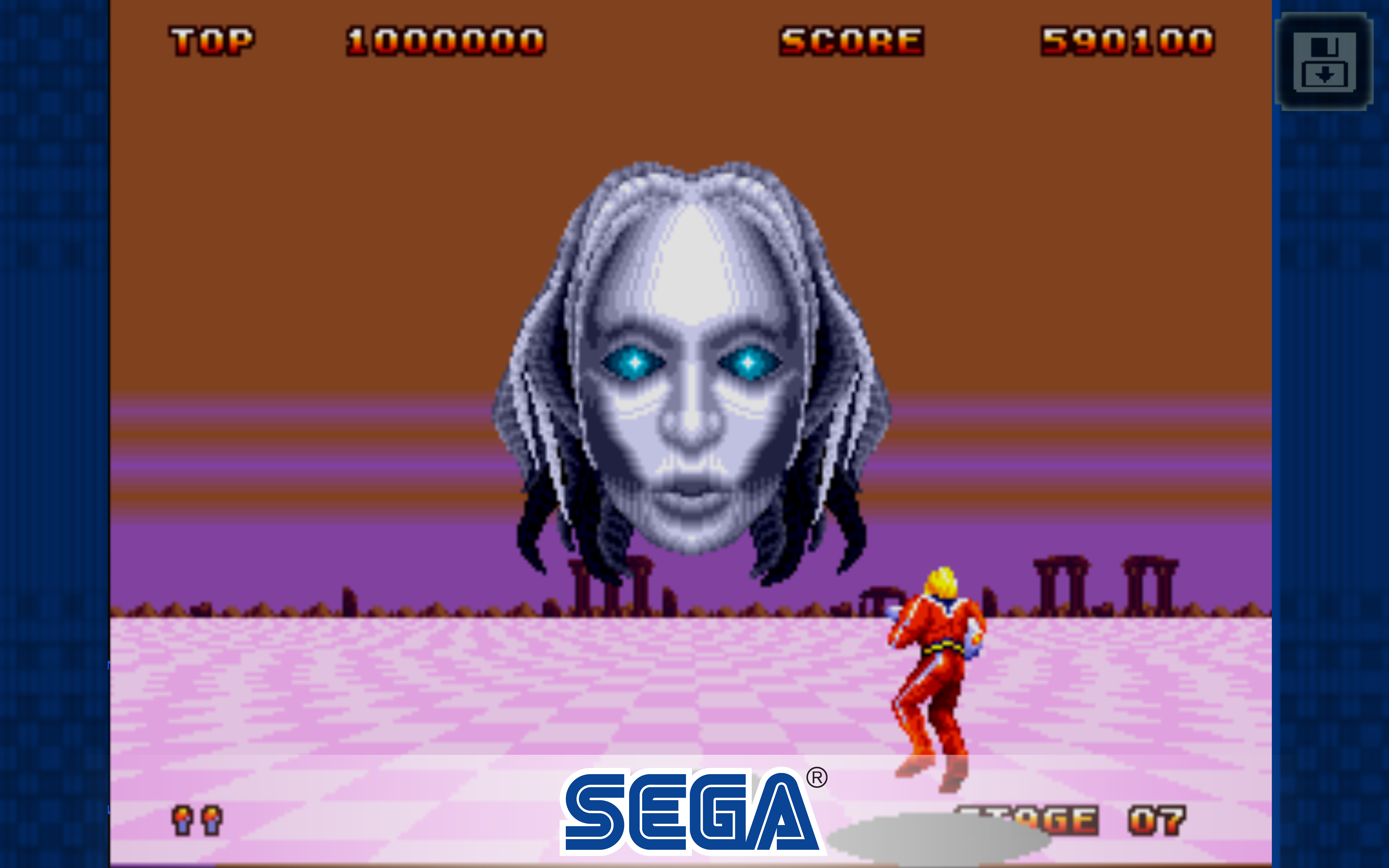 Space Harrier II Classic ภาพหน้าจอเกม
