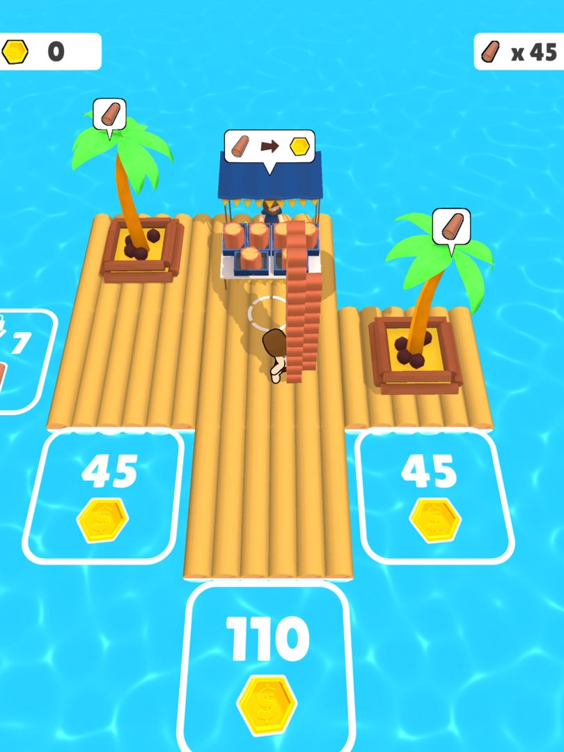 Raft Life - Build, Farm, Stack 게임 스크린 샷
