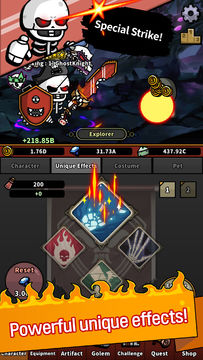 IDLE Ghost Knight Game Screenshot