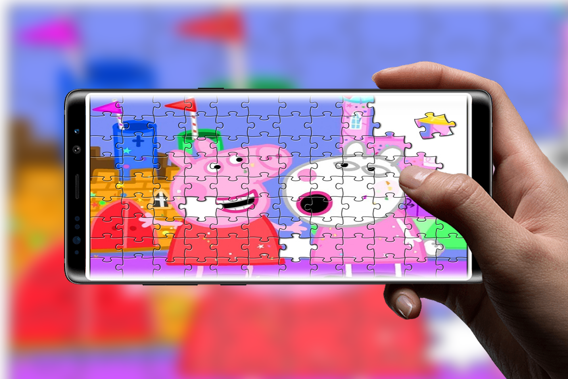 Screenshot of Peppa pigg jigsaw puzzle 2019