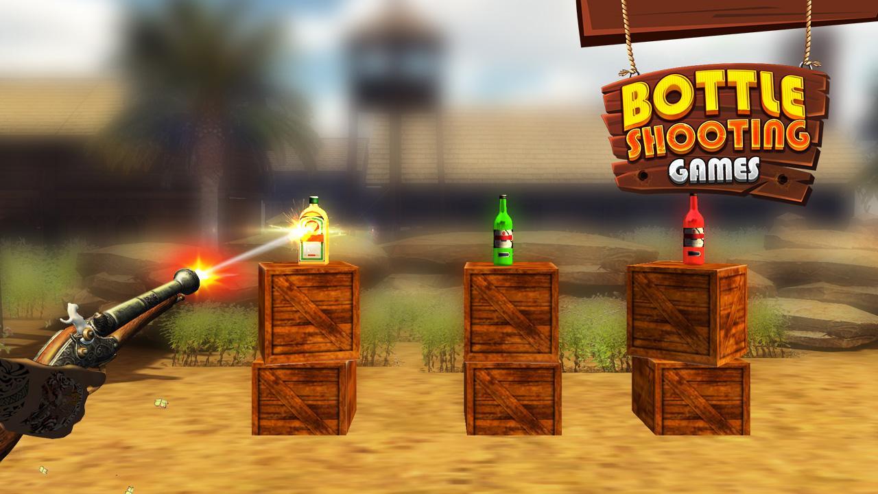 Bottle Shooting Games Game Screenshot