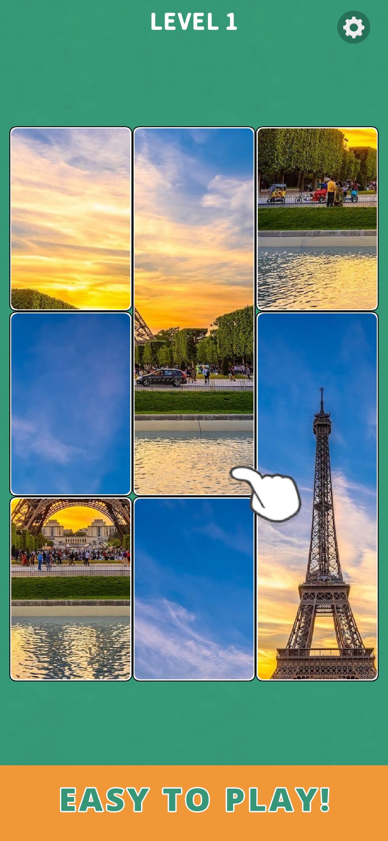 Jigsolitaire Game Screenshot