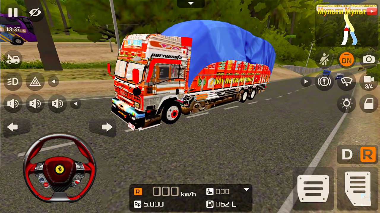 Indian Cargo Modern Truck Game Game Screenshot