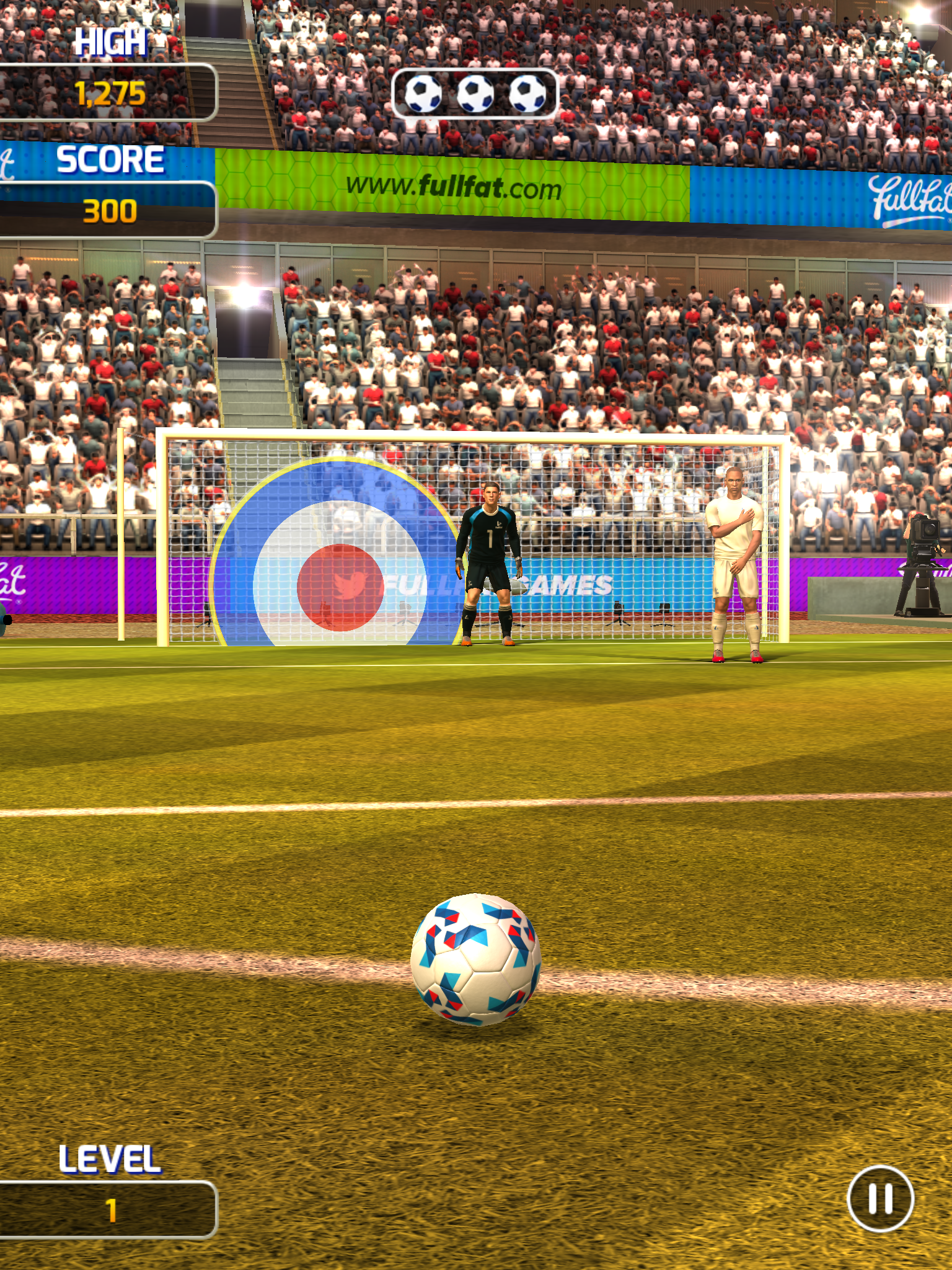 Скриншот игры Flick Soccer France 2016