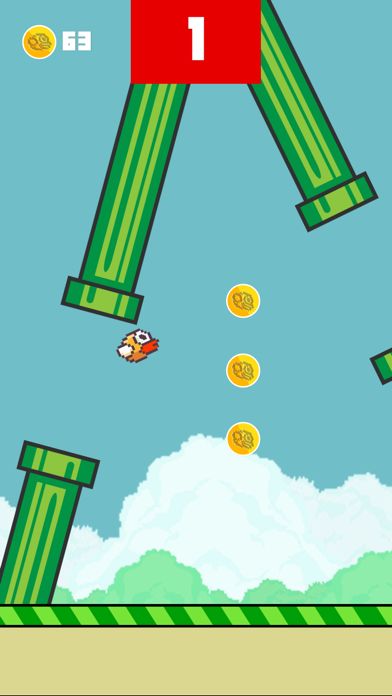 Screenshot of Flappy Reborn - The Bird Game